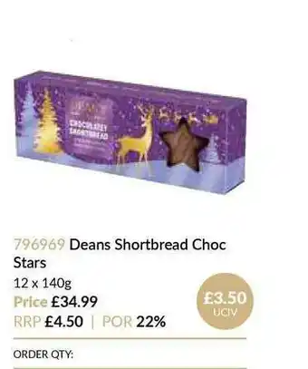 Musgrave MarketPlace Deans Shortbread Choc Stars offer
