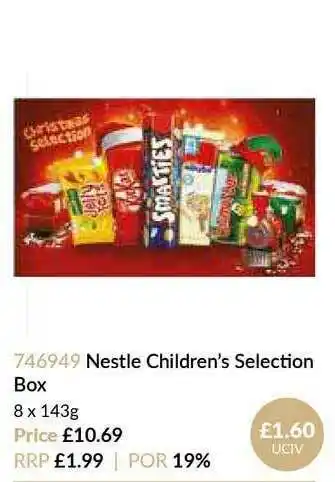 Musgrave MarketPlace Nestle Children's Selection Box offer