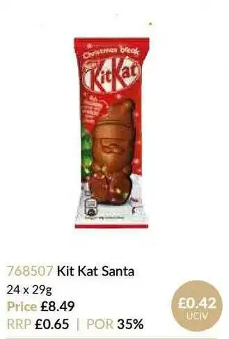 Musgrave MarketPlace Kit Kat Santa offer
