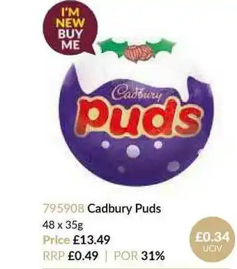 Musgrave MarketPlace Cadbury Puds offer