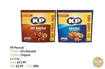 Musgrave MarketPlace Kp Peanuts Dry Roasted Original offer