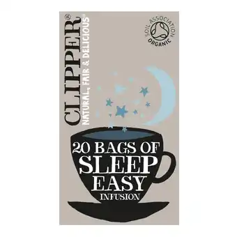 Sainsbury's Clipper Organic Sleep Easy 20 Tea Bags 40g offer