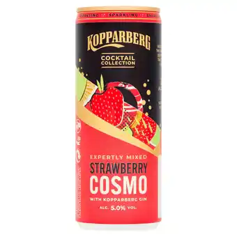 Sainsbury's Kopparberg Cocktail Collection Expertly Mixed Strawberry Cosmo 250ml offer