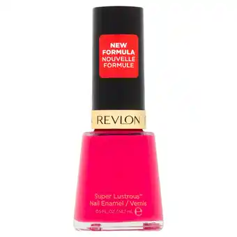 Sainsbury's Revlon Super Lustrous Nail Enamel 270 Cherries in the Snow 14.7ml offer