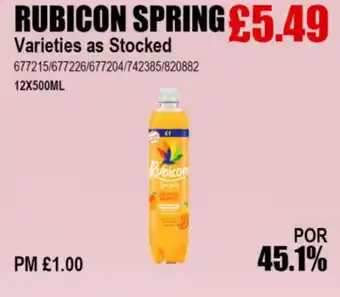 Bestway RUBICON SPRING 12X500ML offer