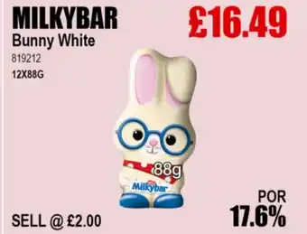 Bestway MILKYBAR Bunny White offer