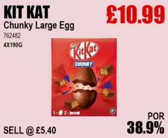 Bestway KIT KAT Chunky Large Egg offer