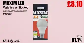 Bestway MAXIM LED offer