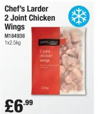 Makro Chef's Larder 2 Joint Chicken Wings offer