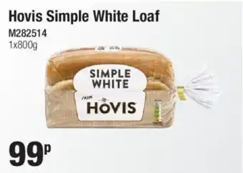 Makro Hovis Simple White Loaf offer
