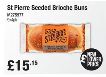 Makro St Pierre Seeded Brioche Buns offer