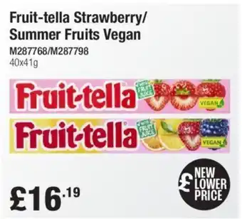 Makro Fruit-tella Strawberry/ Summer Fruits Vegan offer