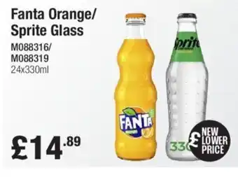 Makro Fanta Orange/ Sprite Glass offer