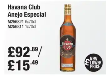 Makro Havana Club Anejo Especial offer