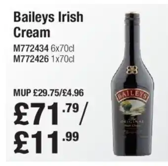 Makro Baileys Irish Cream offer