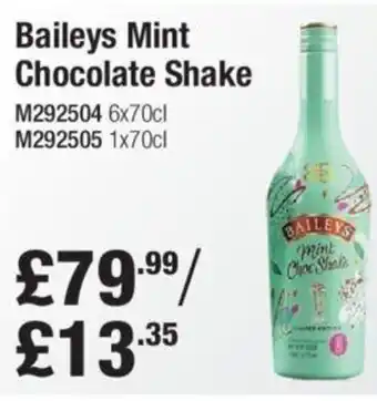 Makro Baileys Mint Chocolate Shake offer