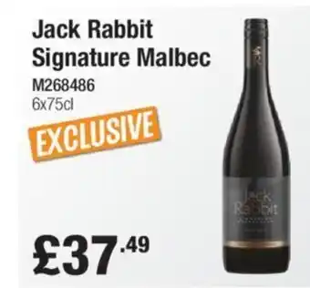Makro Jack Rabbit Signature Malbec offer