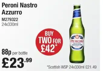 Makro Peroni Nastro Azzurro offer