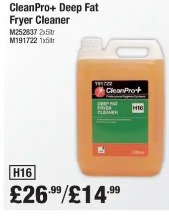 Makro CleanPro+ Deep Fat Fryer Cleaner offer