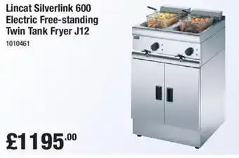 Makro Lincat Silverlink 600 Electric Free-standing Twin Tank Fryer J12 offer