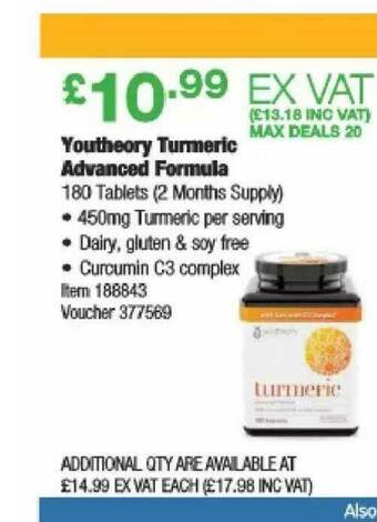 Youtheory Turmeric Advanced Formula