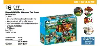 Costco Playmobil Wildlife Adventure Tree House offer