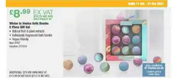 Costco Winter In Venice Bath Bombs 9 Piece Gift Set offer