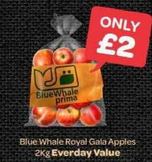 Spar Blue Whale Royal Gala Apples offer