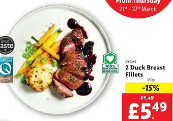 Lidl 2 Duck Breast Fillets offer