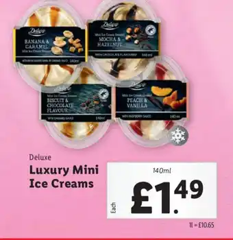 Lidl Deluxe Luxury Mini Ice Creams offer