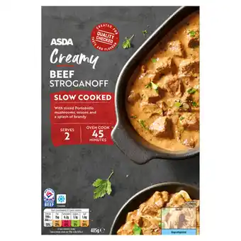 Asda ASDA Creamy Beef Stroganoff Slow Cooked offer