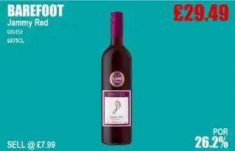 Bestway BAREFOOT Jammy Red offer