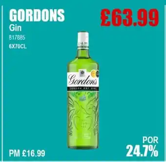 Bestway GORDONS Gin offer