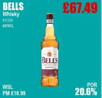 Bestway BELL'S Whisky offer