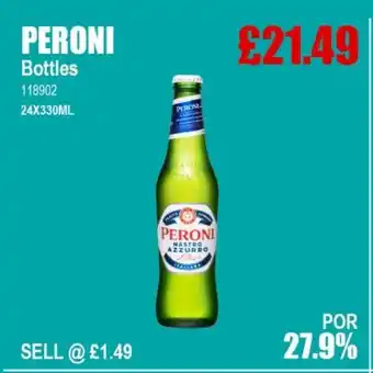 Bestway PERONI Bottles offer