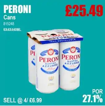 Bestway PERONI Cans offer