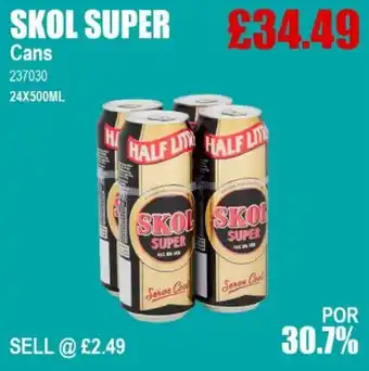 Bestway SKOL SUPER Cans offer