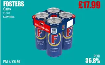 Bestway FOSTERS Cans offer
