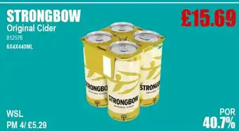 Bestway STRONGBOW Original Cider offer