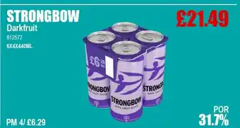 Bestway STRONGBOW Darkfruit offer