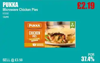 Bestway PUKKA Microwave Chicken Pies offer