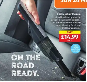 Aldi Cordless Car Vacuum offer