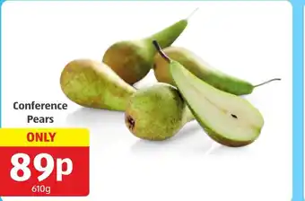 Aldi Conference Pears offer