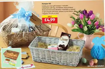 Aldi Hamper Kit offer