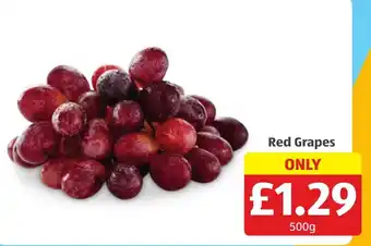 Aldi Red Grapes offer