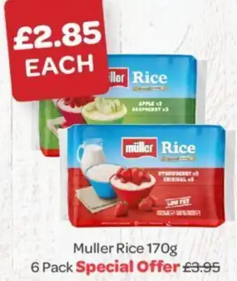 Spar Muller Rice 170g 6 Pack offer