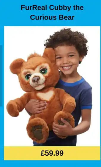 FurReal Cubby the Curious Bear