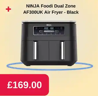 Currys PC World NINJA Foodi Dual Zone AF300UK Air Fryer - Black offer