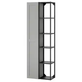 IKEA Enhet Storage combination, anthracite/grey frame, 60x32x180 cm offer