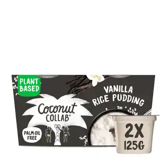 Sainsbury's The Coconut Collaborative Vanilla Rice Pudding 2x125g offer